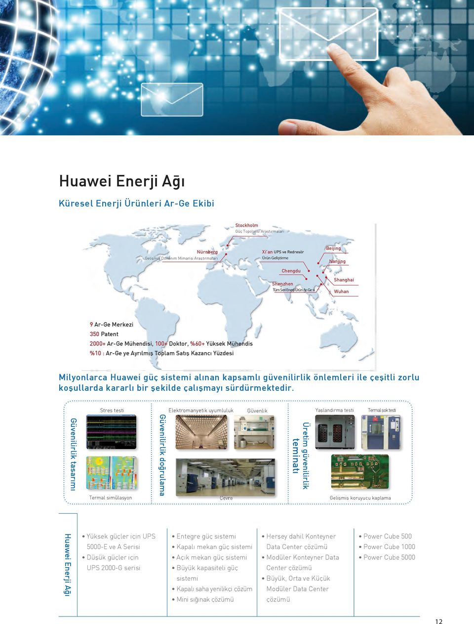 Milyonlarca Huawei güç sistemi alınan kapsamlı güvenilirlik önlemleri ile çeşitli zorlu koşullarda kararlı bir şekilde çalışmayı sürdürmektedir.