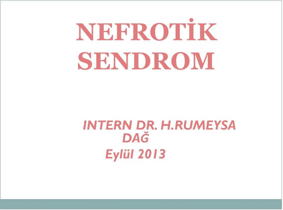 INTERN DR. H.