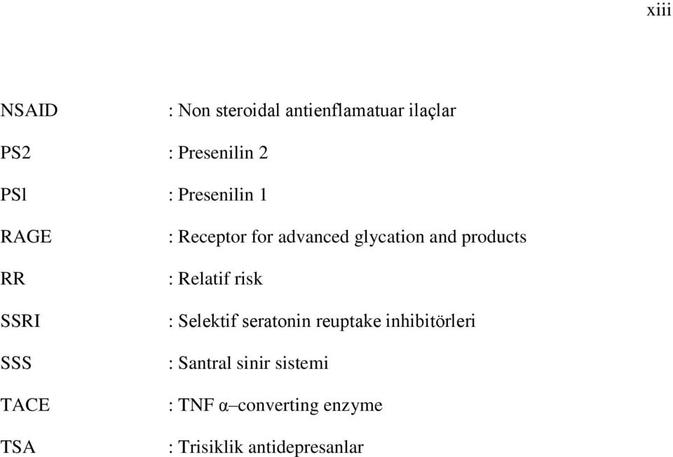 and products : Relatif risk : Selektif seratonin reuptake inhibitörleri :