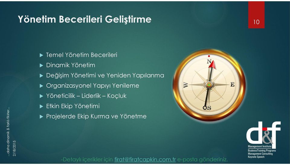 Yöneticilik Liderlik Koçluk Etkin Ekip Yönetimi Projelerde Ekip Kurma ve