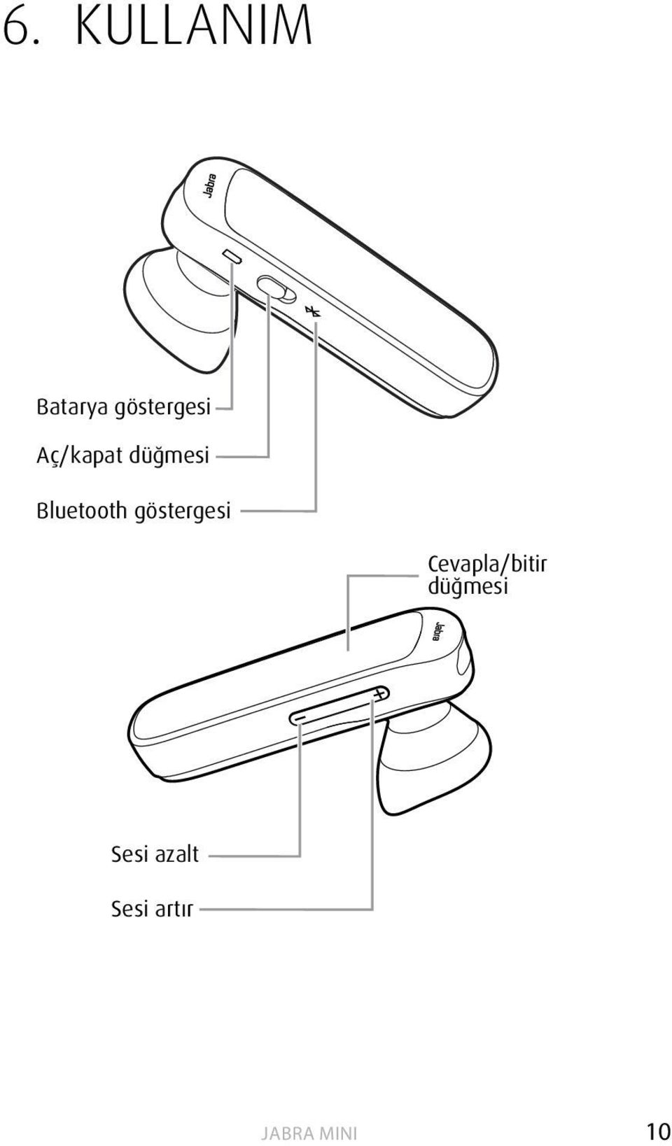 Bluetooth göstergesi