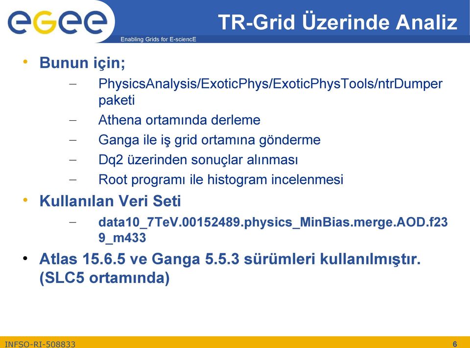 programı ile histogram incelenmesi Kullanılan Veri Seti data10_7tev.00152489.physics_minbias.merge.