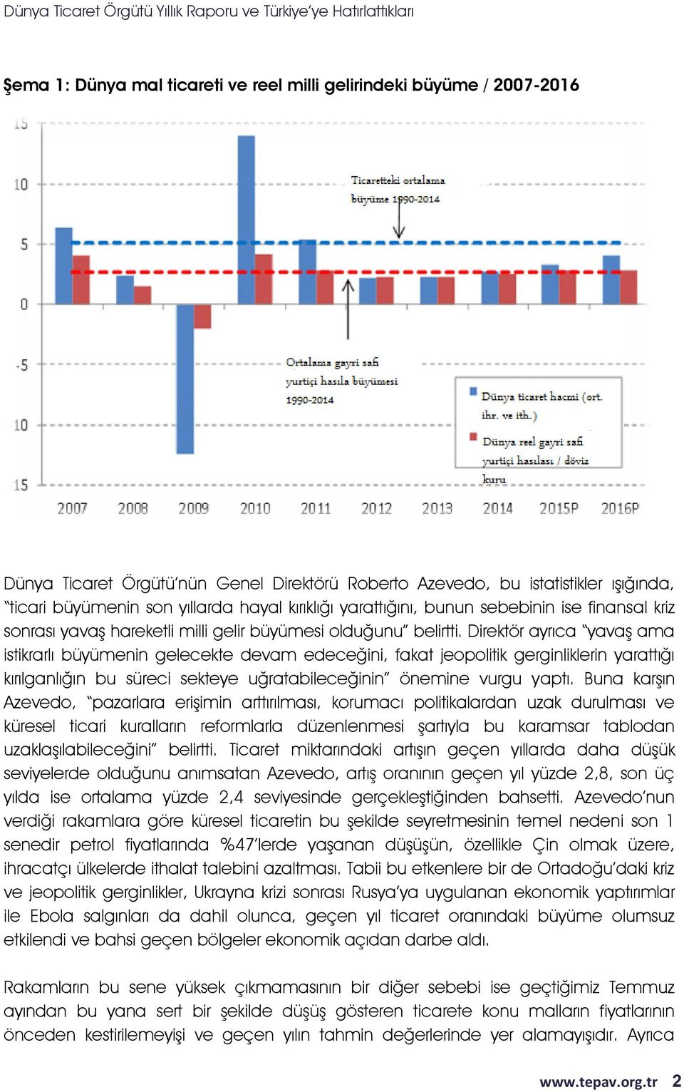 Direktör ayrıca yavaş ama istikrarlı büyümenin gelecekte devam edeceğini, fakat jeopolitik gerginliklerin yarattığı kırılganlığın bu süreci sekteye uğratabileceğinin önemine vurgu yaptı.