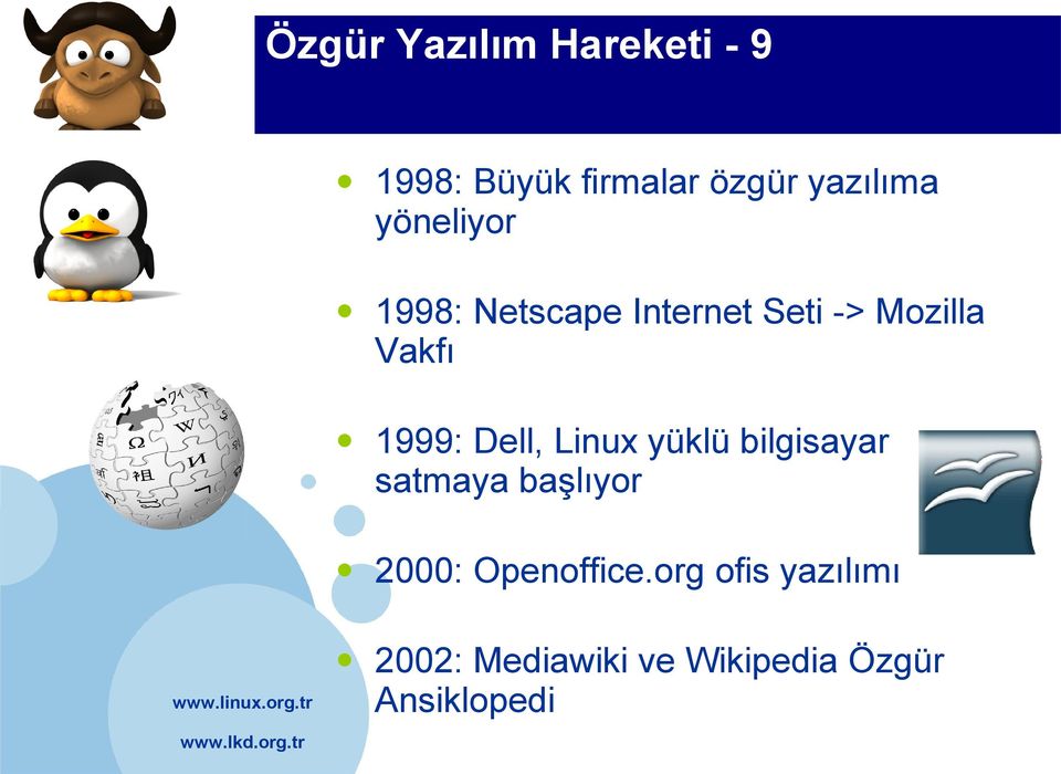 Dell, Linux yüklü bilgisayar satmaya başlıyor 2000: Openoffice.