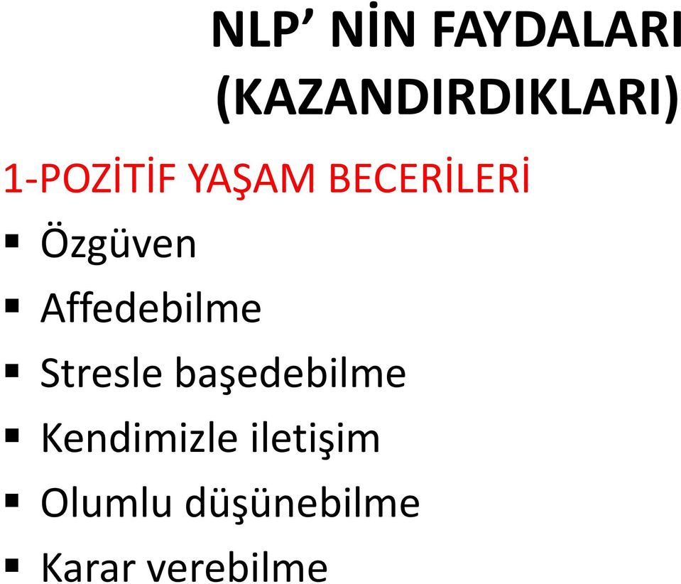 Affedebilme Stresle başedebilme