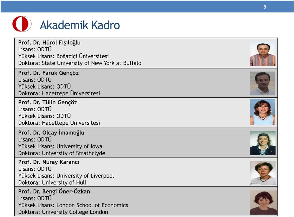 Tülin Gençöz Yüksek Doktora: Hacettepe Üniversitesi Prof. Dr.