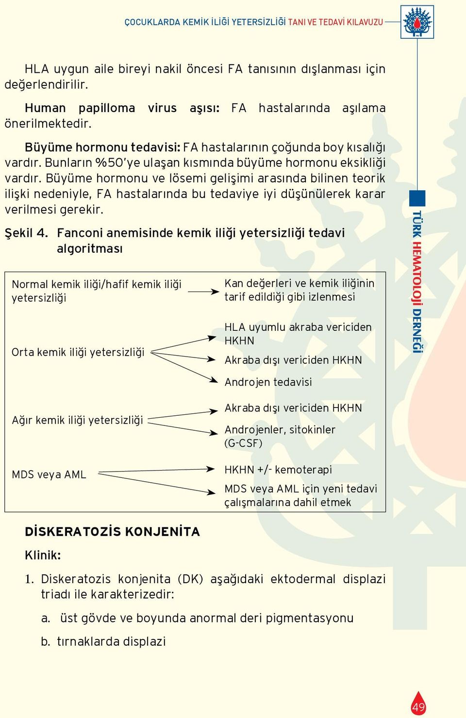 Bunların %50 ye ulaşan kısmında büyüme hormonu eksikliği vardır.