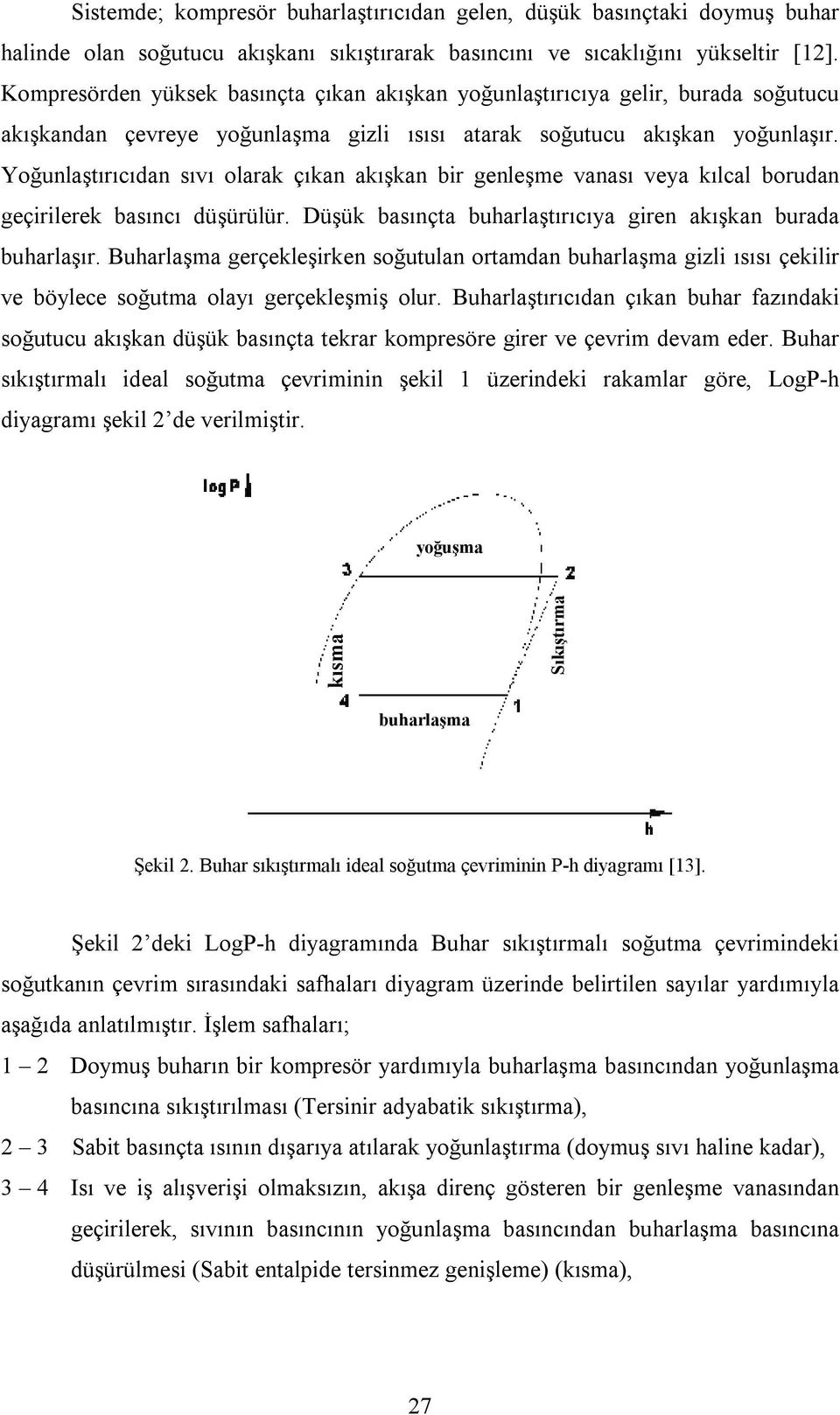 Yoğunlaştırıcıdan sıvı olarak çıkan akışkan bir genleşme vanası veya kılcal borudan geçirilerek basıncı düşürülür. Düşük basınçta buharlaştırıcıya giren akışkan burada buharlaşır.