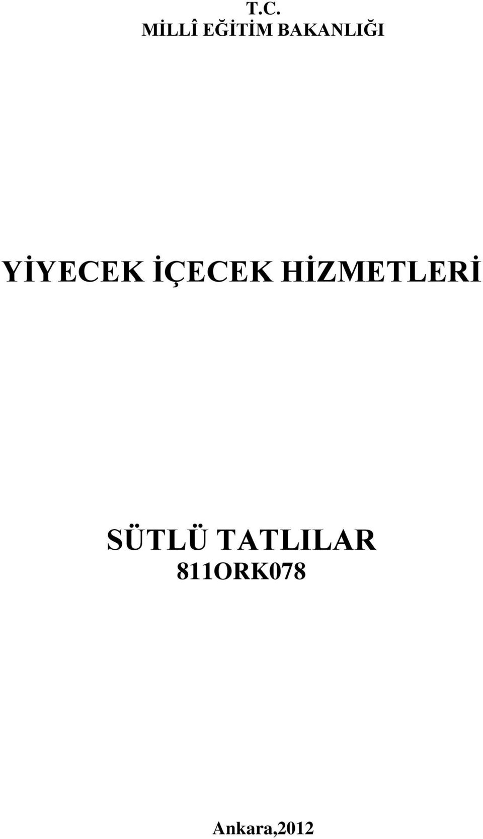 İÇECEK HİZMETLERİ