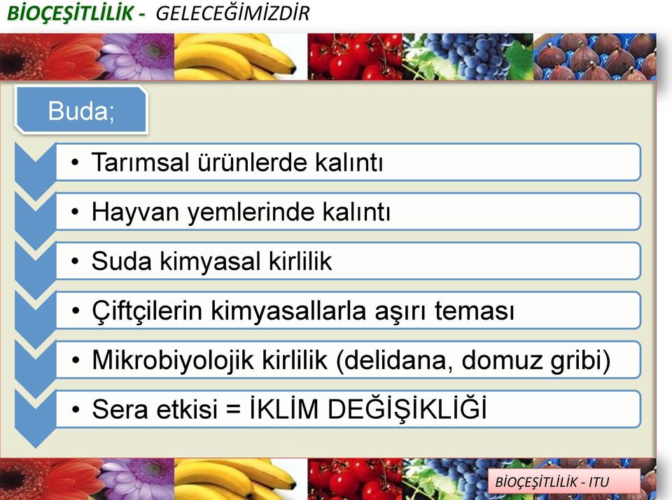 Çiftçilerin kimyasallarla aşırı teması Mikrobiyolojik