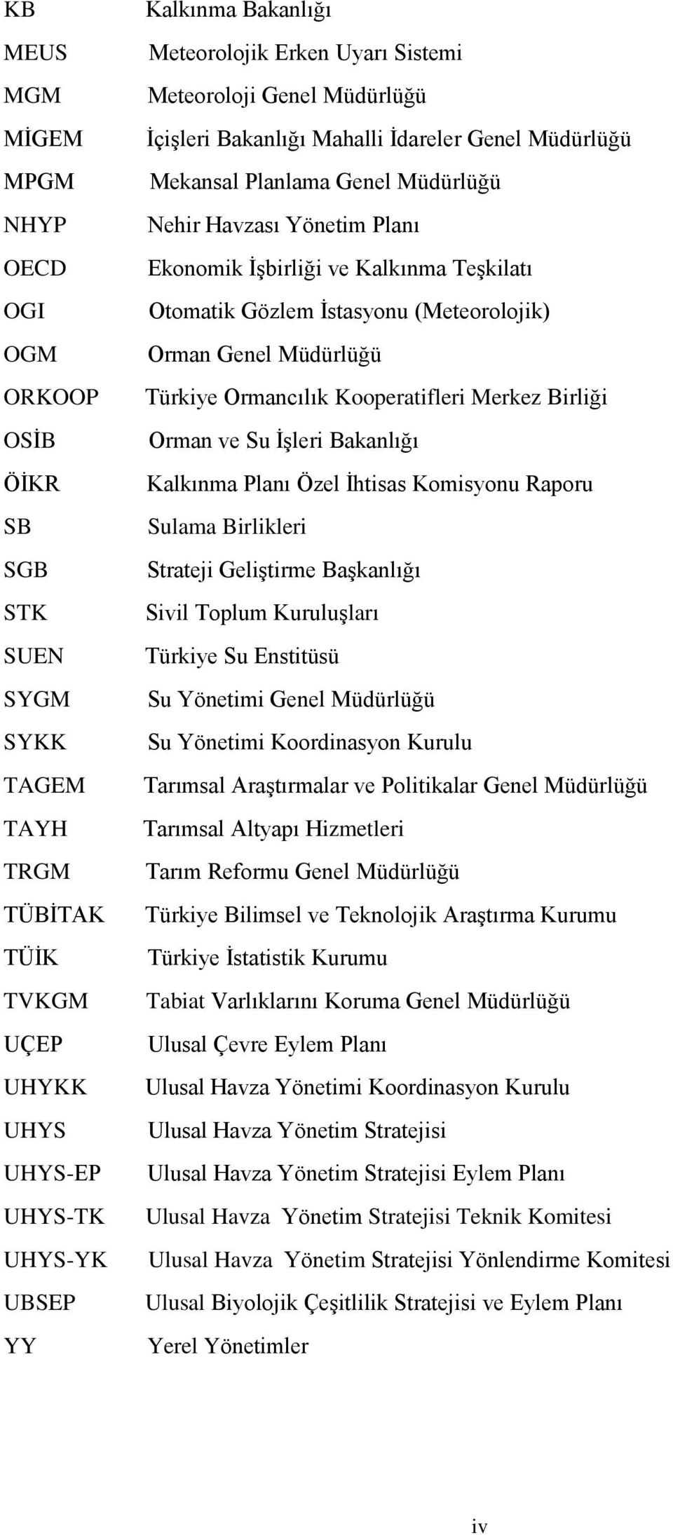 Teşkilatı Otomatik Gözlem İstasyonu (Meteorolojik) Orman Genel Müdürlüğü Türkiye Ormancılık Kooperatifleri Merkez Birliği Orman ve Su İşleri Bakanlığı Kalkınma Planı Özel İhtisas Komisyonu Raporu
