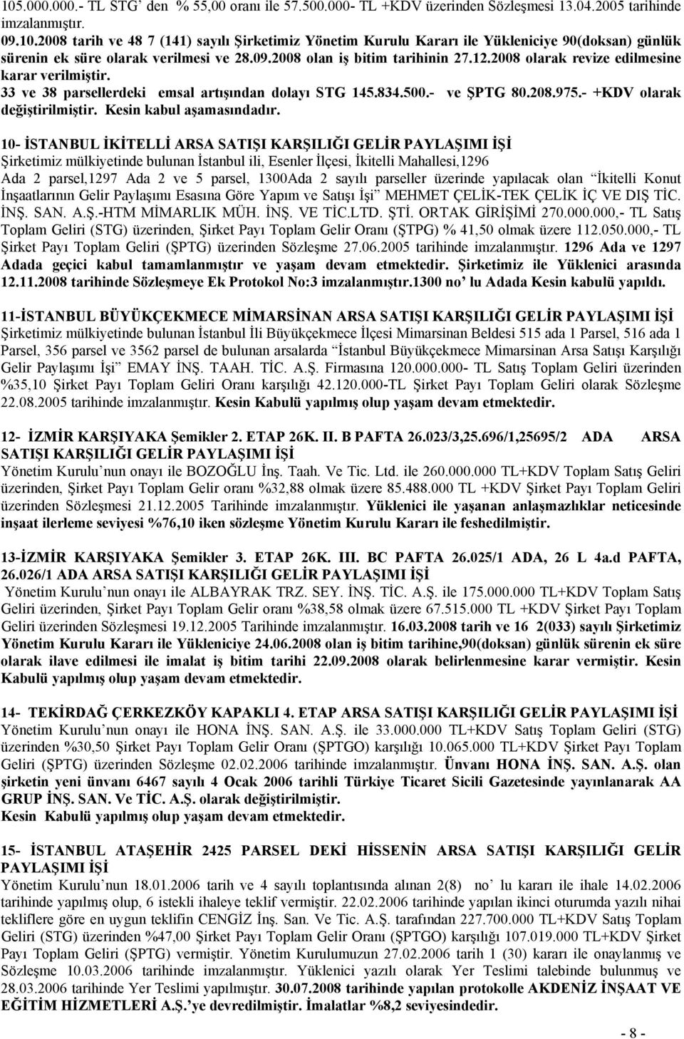 - +KDV olarak değiştirilmiştir. Kesin kabul aşamasındadır.