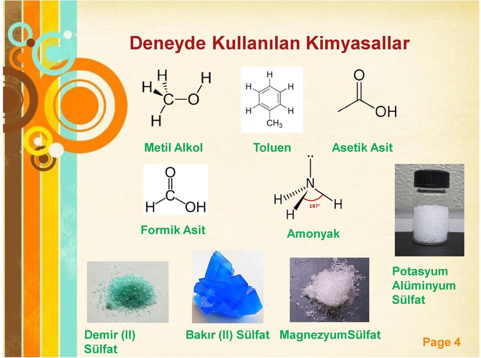 Alüminyum Sülfat Demir (II) Sülfat Free Bakır