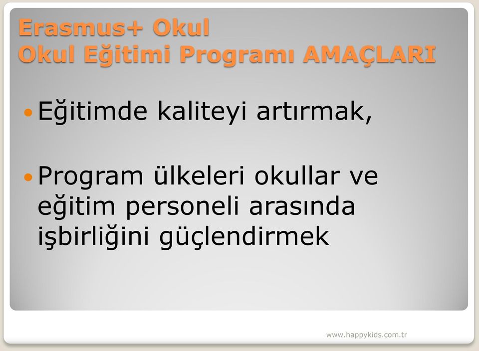 Program ülkeleri okullar ve eğitim