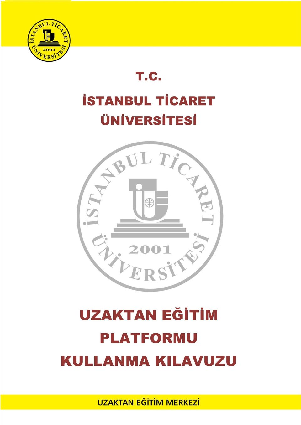 t c istanbul ticaret universitesi pdf free download