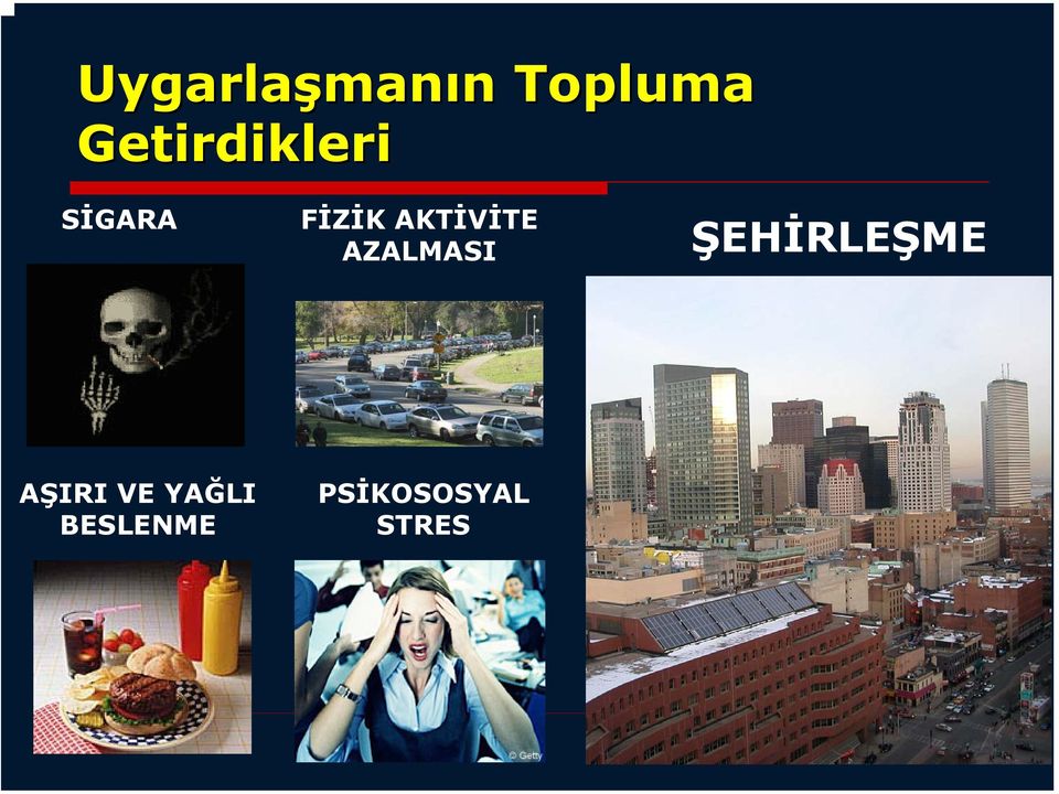 AKTİVİTE AZALMASI ŞEHİRLEŞME