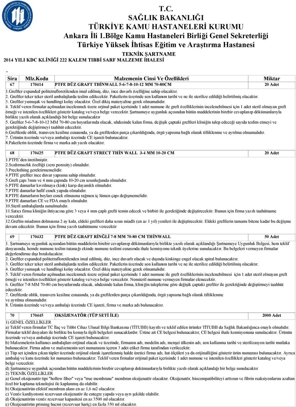 Paketlerin üzerinde son kullanım tarihi ve ne ile sterilize edildiği belirtilmiş olacaktır. 3. Greftler yumuşak ve handlingi kolay olacaktır. Özel dikiş materyaline gerek olmamalıdır. 4.