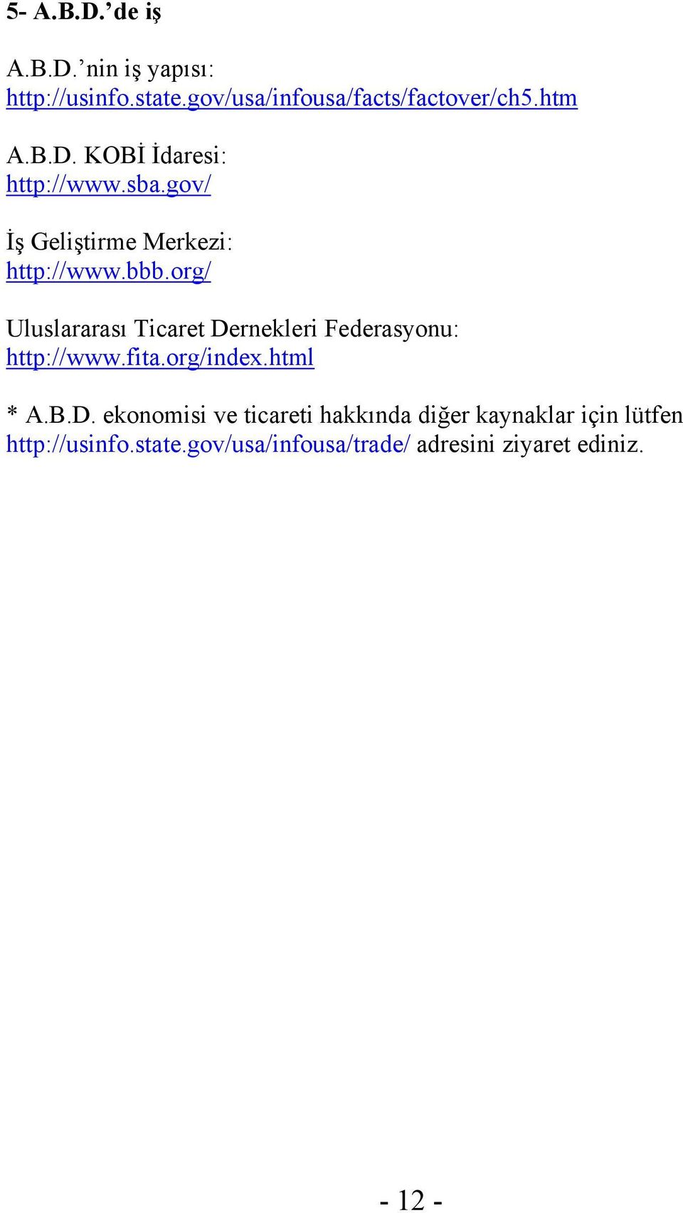 org/ Uluslararası Ticaret De