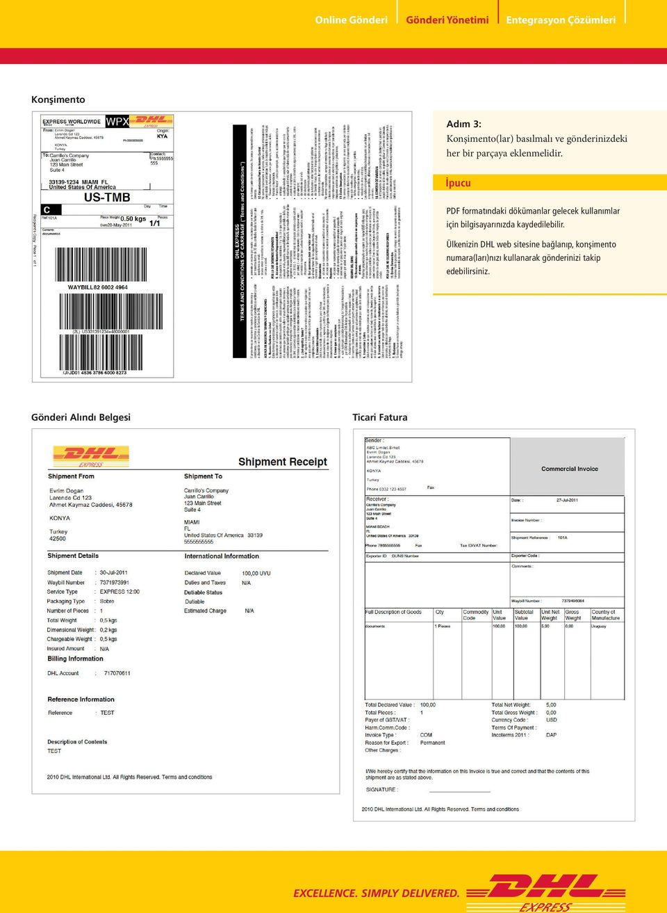 İpucu PDF formatındaki dökümanlar gelecek kullanımlar için bilgisayarınızda