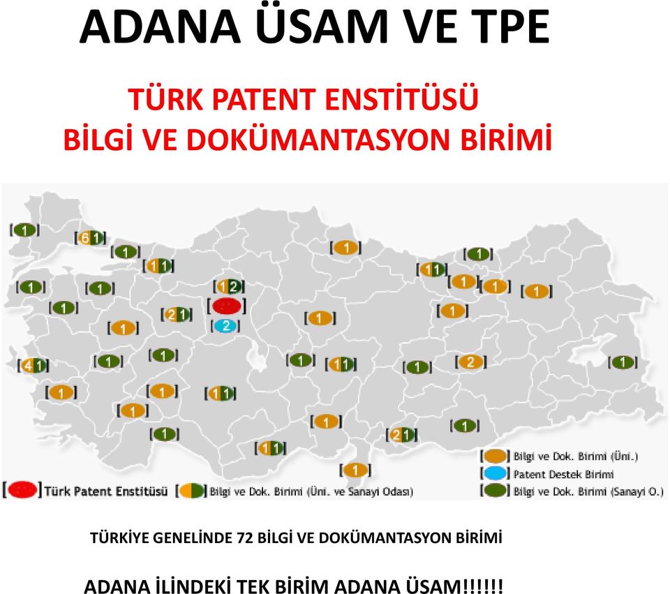 GENELİNDE 72 BİLGİ VE DOKÜMANTASYON