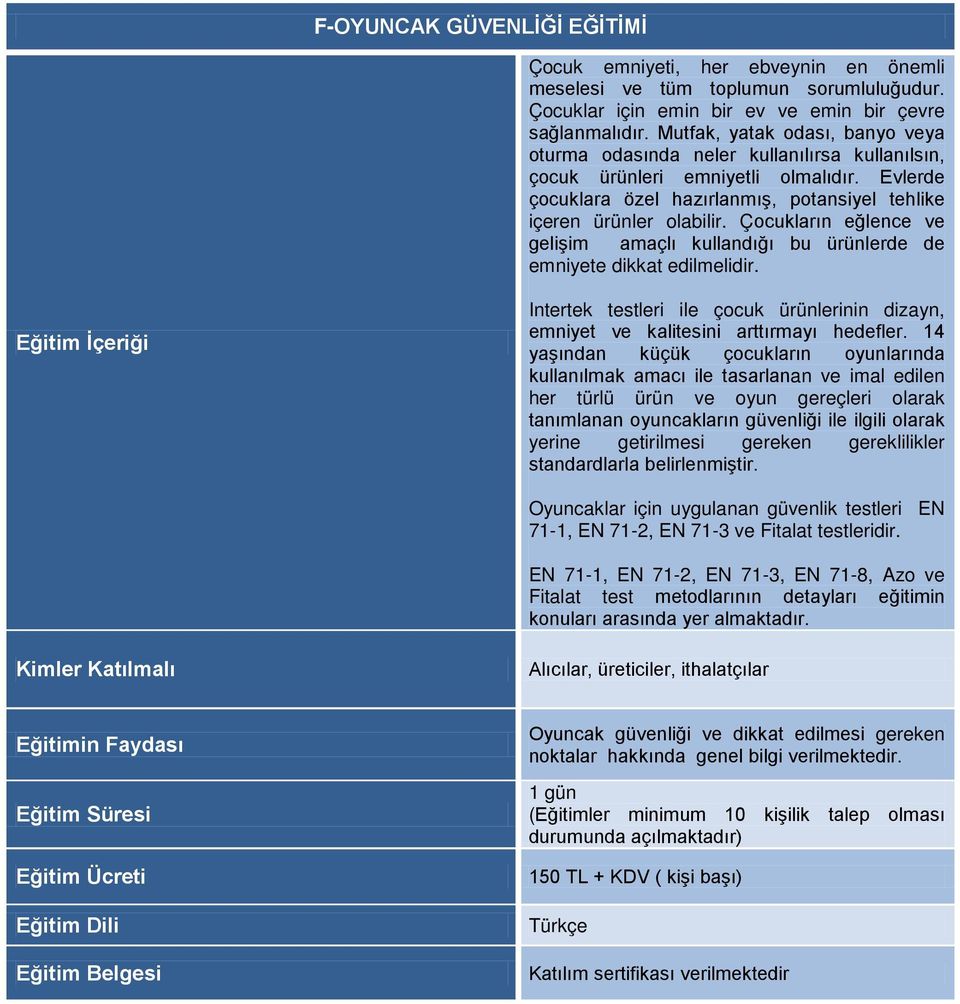 Çocukların eğlence ve gelişim amaçlı kullandığı bu ürünlerde de emniyete dikkat edilmelidir. Intertek testleri ile çocuk ürünlerinin dizayn, emniyet ve kalitesini arttırmayı hedefler.