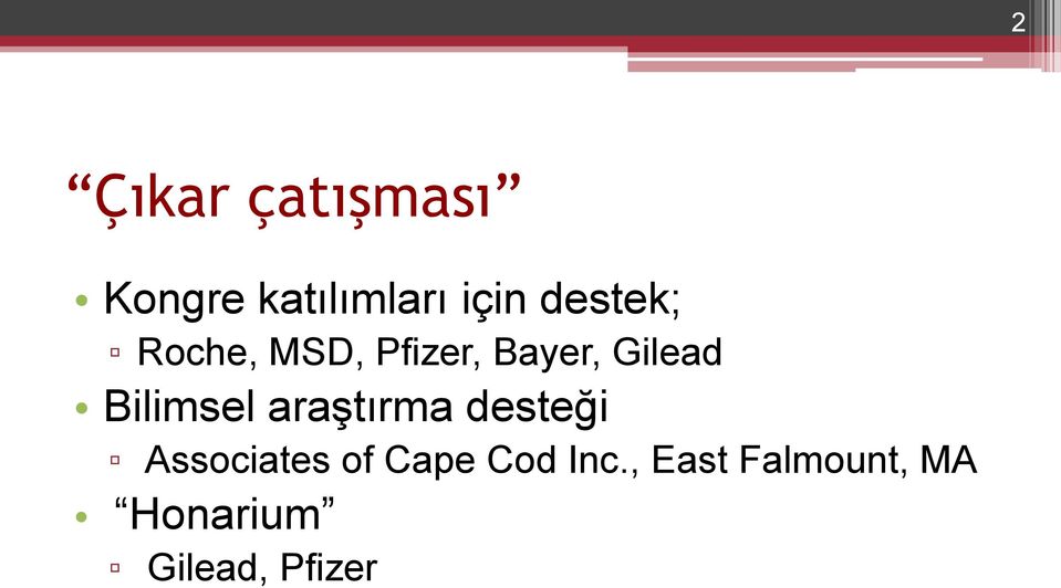 Bilimsel araştırma desteği Associates of Cape