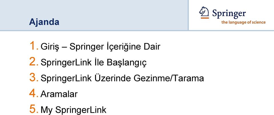 SpringerLink İle Başlangıç 3.