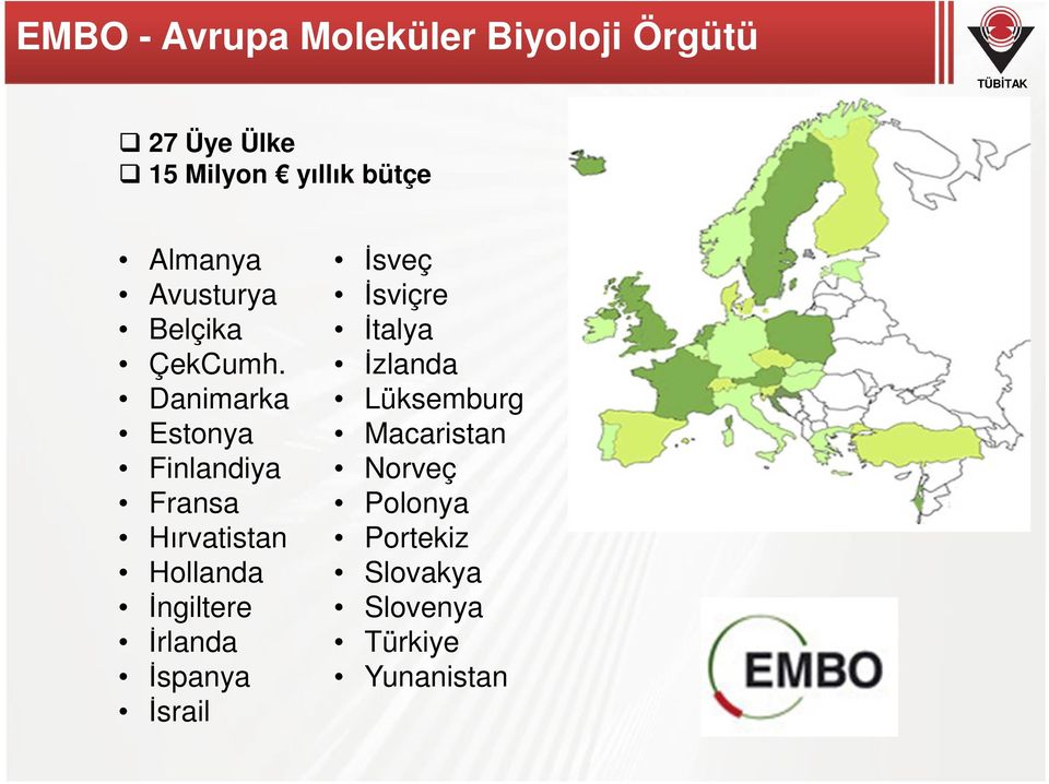 Danimarka Estonya Finlandiya Fransa Hırvatistan Hollanda İngiltere İrlanda