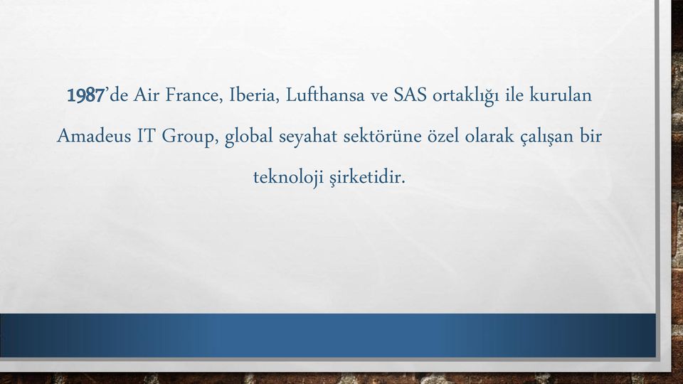 IT Group, global seyahat sektörüne