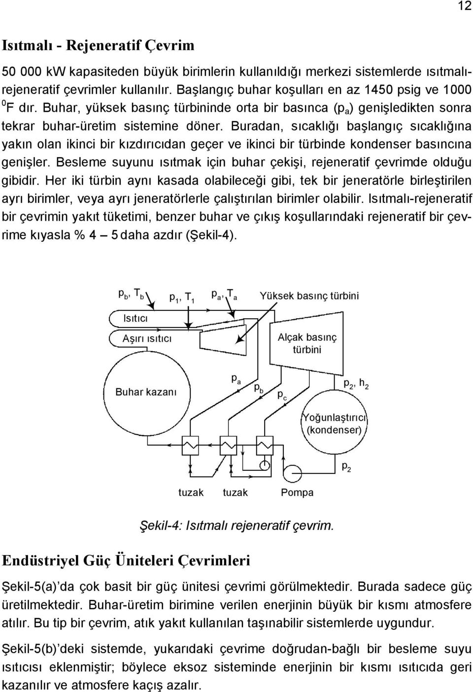 Buradan, sıcaklığı başlangıç sıcaklığına yakın olan ikinci bir kızdırıcıdan geçer ve ikinci bir türbinde kondenser basıncına genişler.