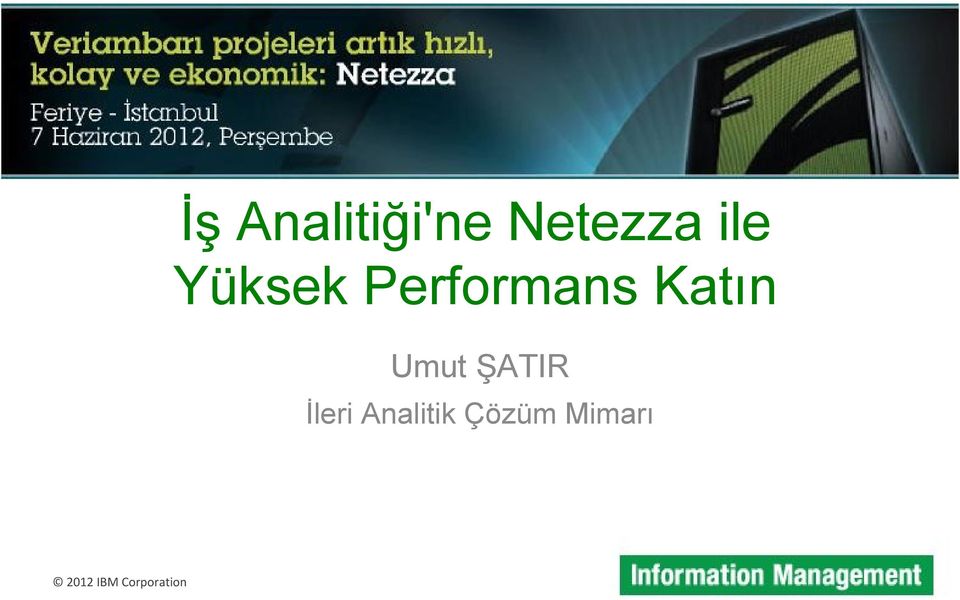 Umut ŞATIR İleri Analitik