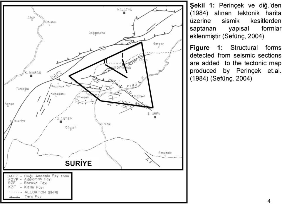 yapısal formlar eklenmiştir (Sefünç, 2004) II I Figure 1: Structural