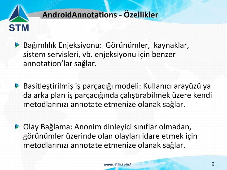 Basitleştirilmiş iş parçacığı modeli: Kullanıcı arayüzü ya da arka plan iş parçacığında çalıştırabilmek üzere