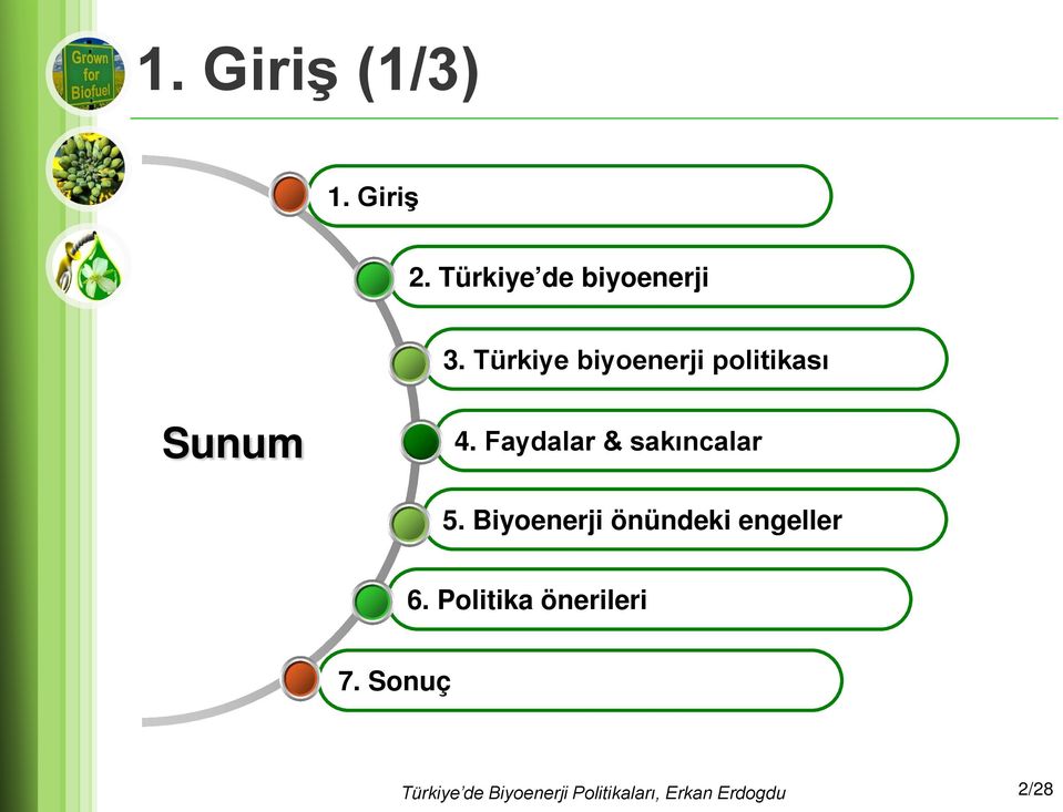 Türkiye biyoenerji politikası Sunum 4.