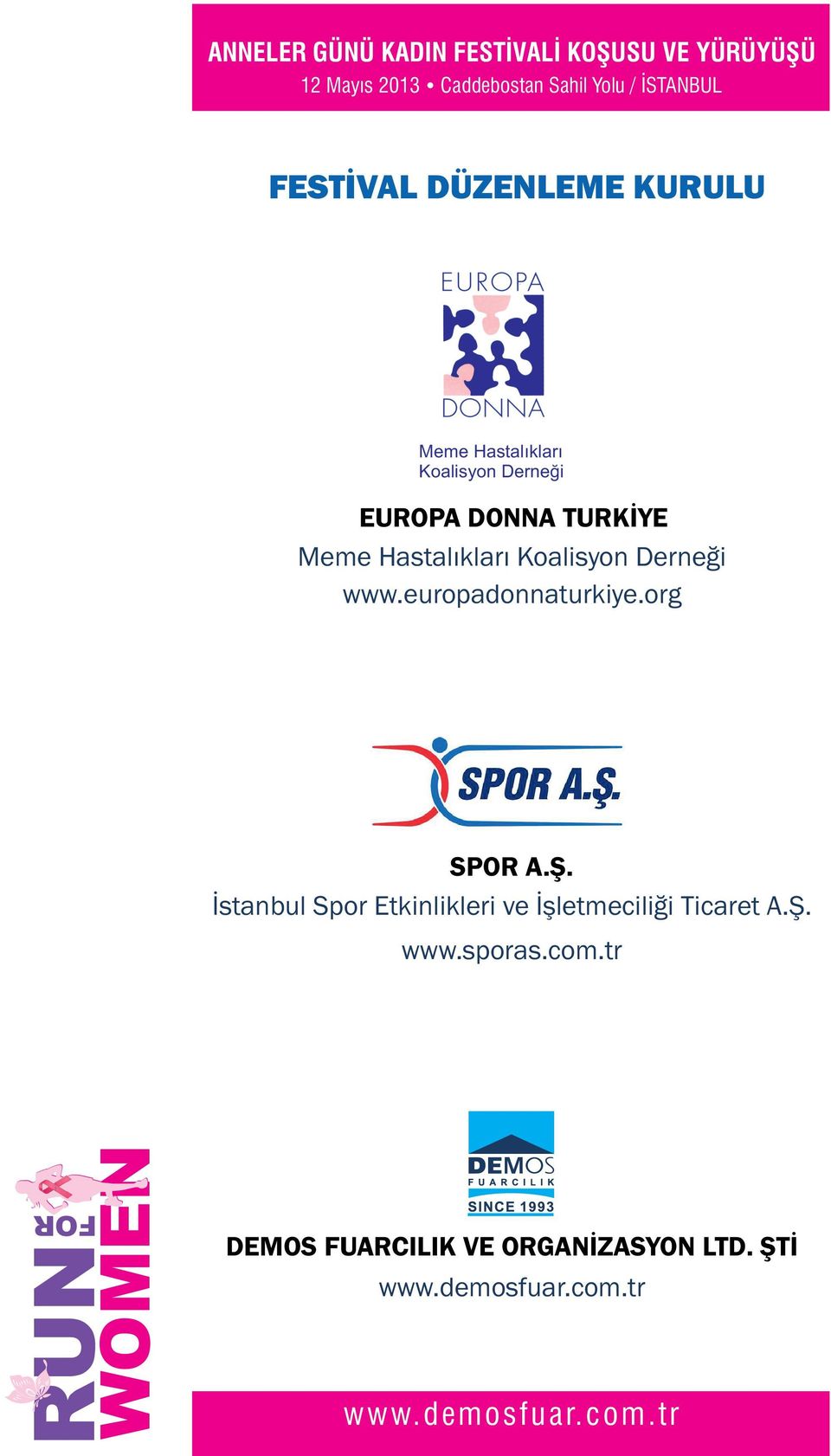 wwweuropadonnaturkiyeorg SPOR AŞ İstanbul Spor Etkinlikleri ve