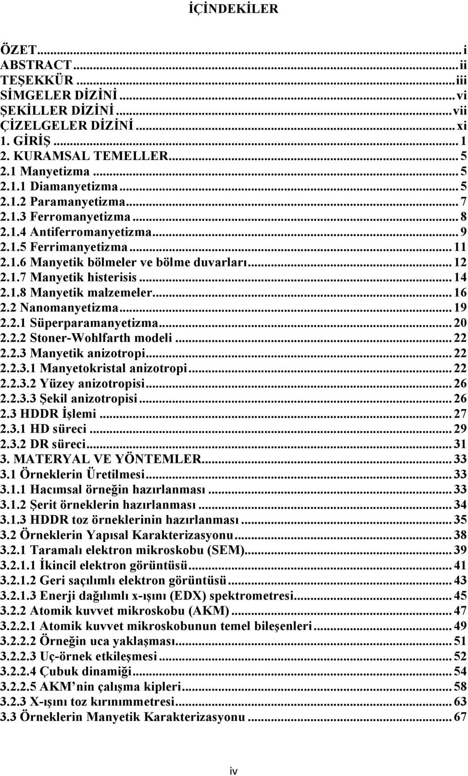 1.8 Manyetik malzemeler... 16 2.2 Nanomanyetizma... 19 2.2.1 Süperparamanyetizma... 20 2.2.2 Stoner-Wohlfarth modeli... 22 2.2.3 Manyetik anizotropi... 22 2.2.3.1 Manyetokristal anizotropi... 22 2.2.3.2 Yüzey anizotropisi.