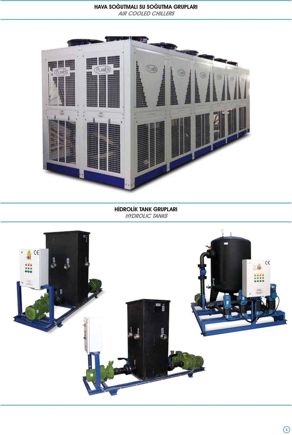 COOLED CHILLERS