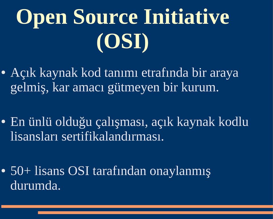 En ünlü olduğu çalışması, açık kaynak kodlu lisansları