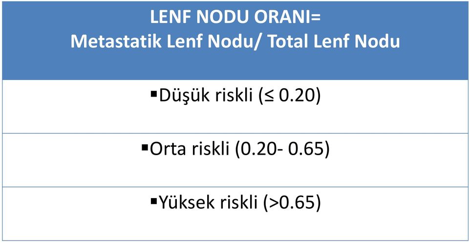 Düşük riskli ( 0.