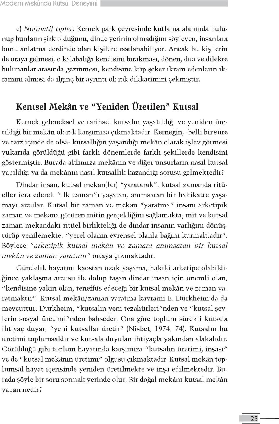 Modern Mekânda Kutsal Deneyimi - PDF Free Download