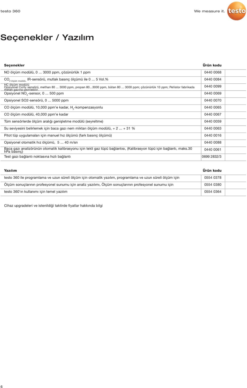 .. 5000 ppm CO ölçüm modülü, 10,000 ppm e kadar, H 2 -kompenzasyonlu CO ölçüm modülü, 40,000 ppm'e kadar Tüm sensörlerde ölçüm aralığı genişletme modülü (seyreltme) Su seviyesini belirlemek için baca