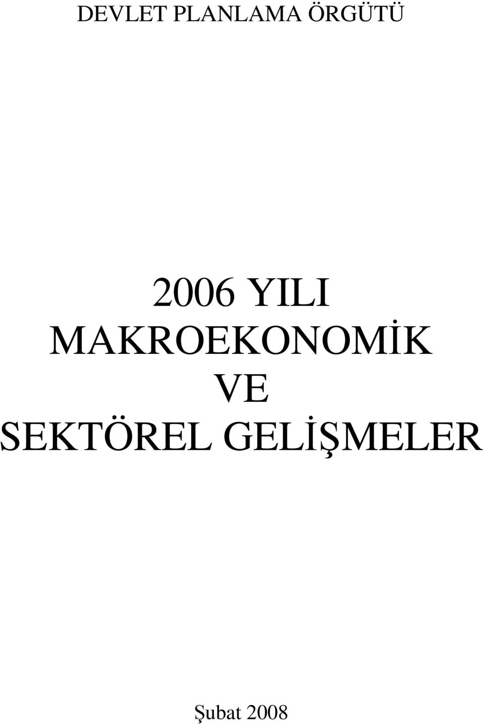 MAKROEKONOMİK VE