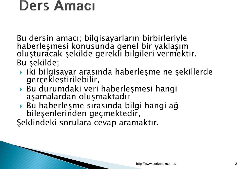 Bu şekilde; iki bilgisayar arasında haberleşme ne şekillerde gerçekleştirilebilir, Bu durumdaki veri