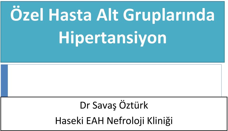 Hipertansiyon Dr
