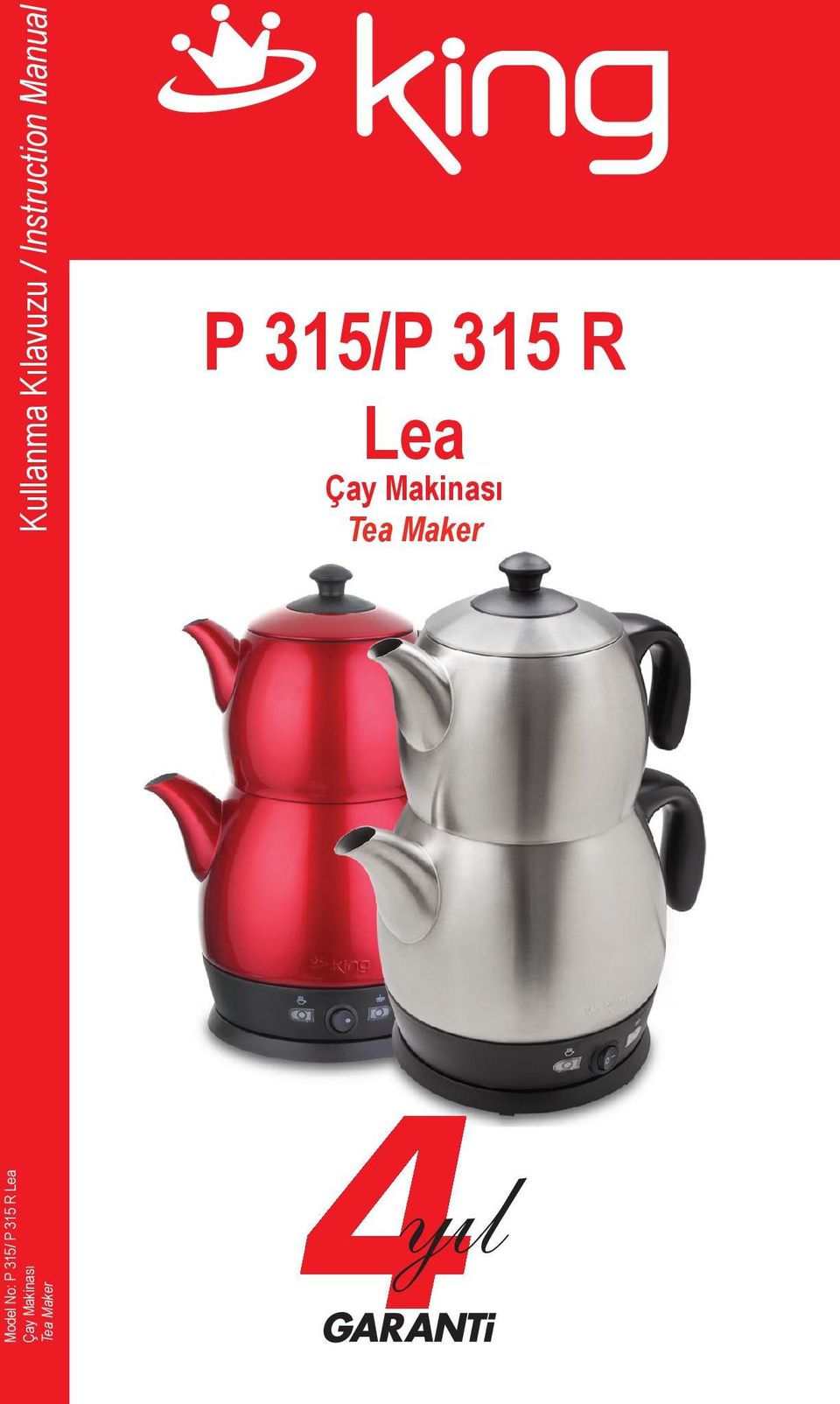 P 315/P 315 R Lea Çay Makinası Tea Maker - PDF Free Download