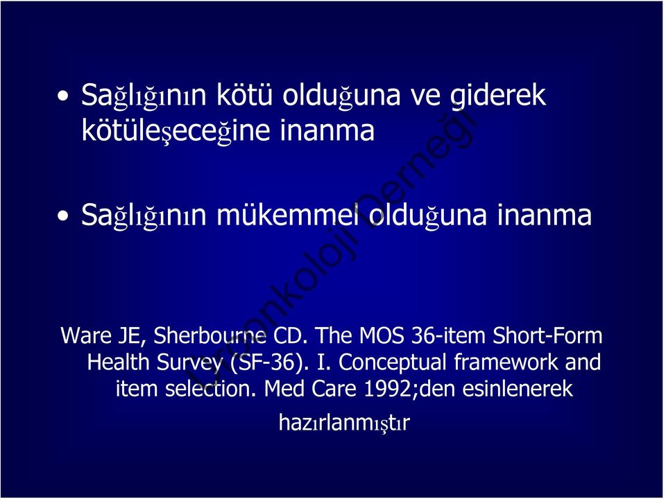 The MOS 36-item Short-Form Health Survey (SF-36). I.