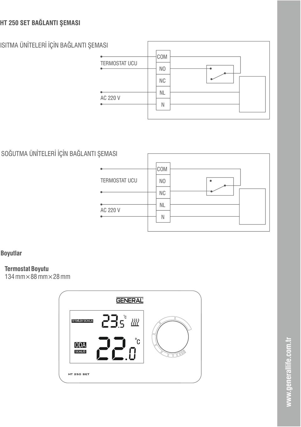 HT 250 SET. LCD li Kablosuz Oda Termostatı Kontrolleri. Kullanım - PDF  Ücretsiz indirin