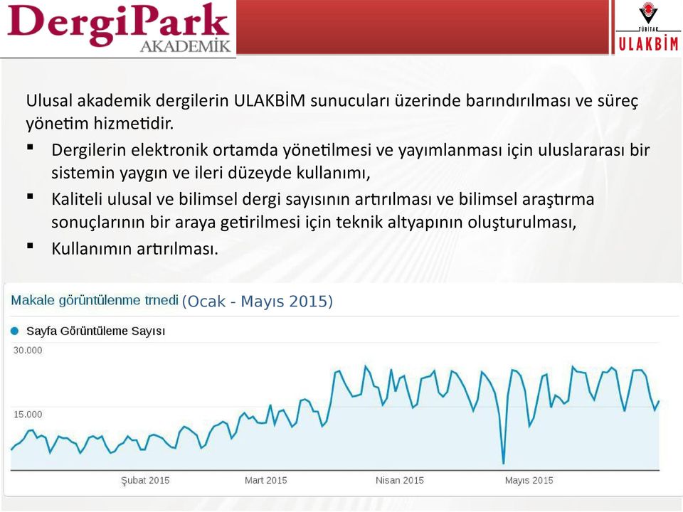 düzeyde kullanımı, Kaliteli ulusal ve bilimsel dergi sayısının artırılması ve bilimsel araştırma