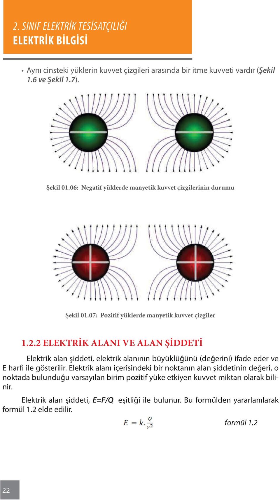 2 Elektrik Alanı ve Alan Şiddeti Elektrik alan şiddeti, elektrik alanının büyüklüğünü (değerini) ifade eder ve E harfi ile gösterilir.