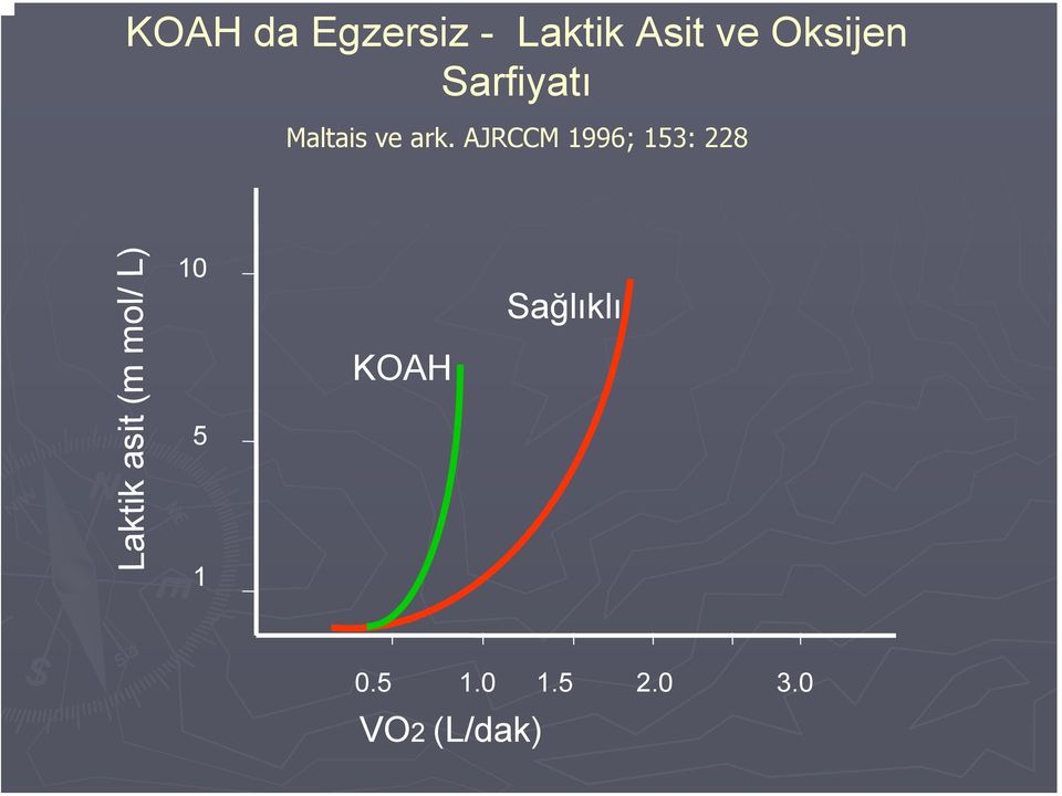 AJRCCM 1996; 153: 228 10 Sağlıklı Laktik